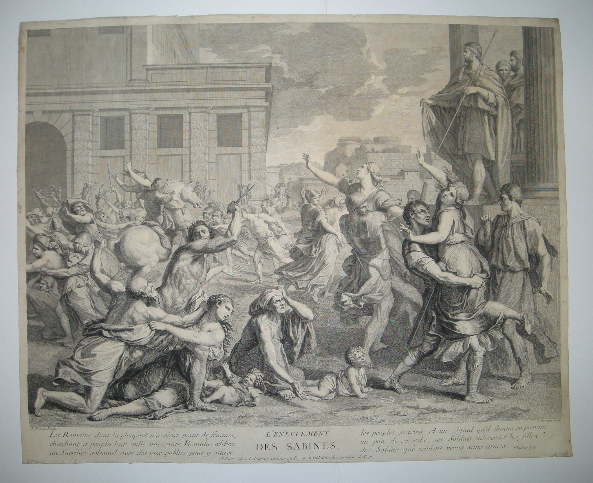 L'Enlèvement des Sabines.