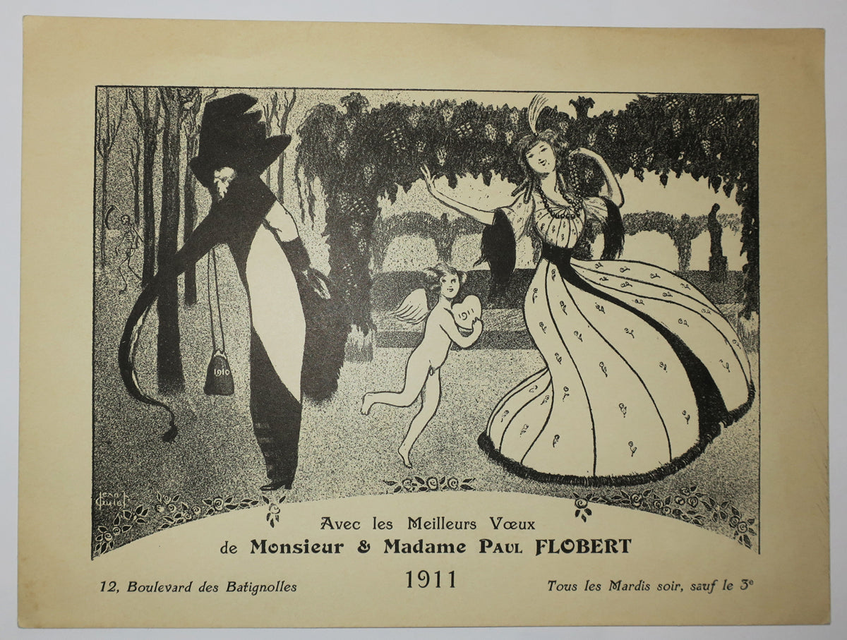Avec les Meilleurs Vœux de Monsieur et Madame Paul Flobert,