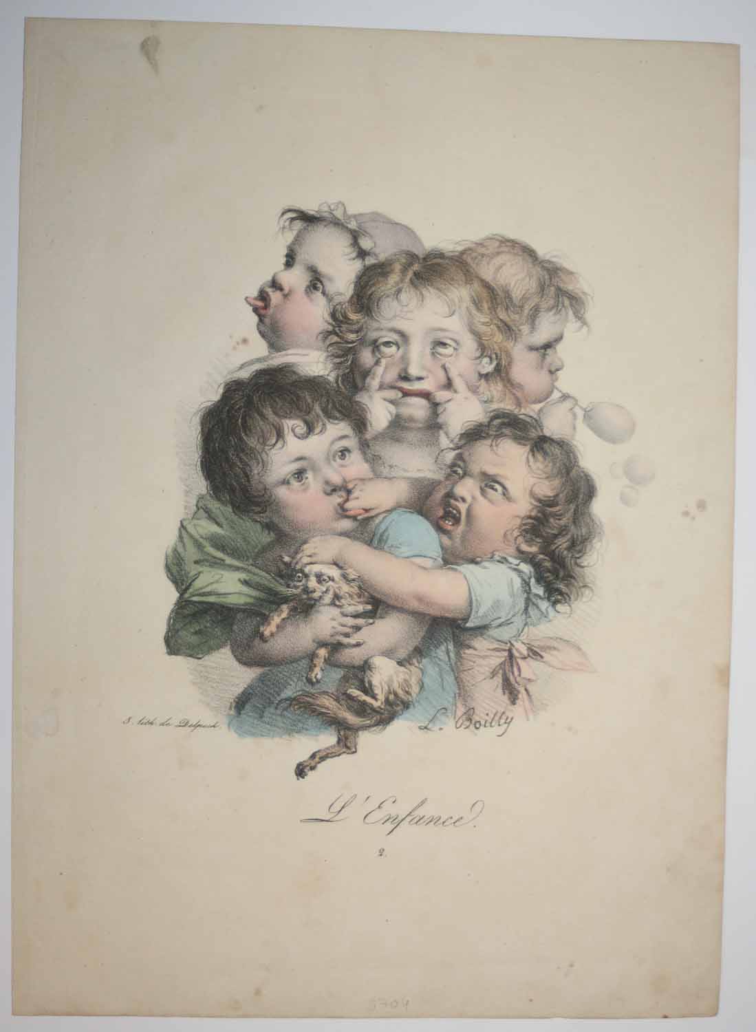 L'enfance (Cinq enfants et un chien).