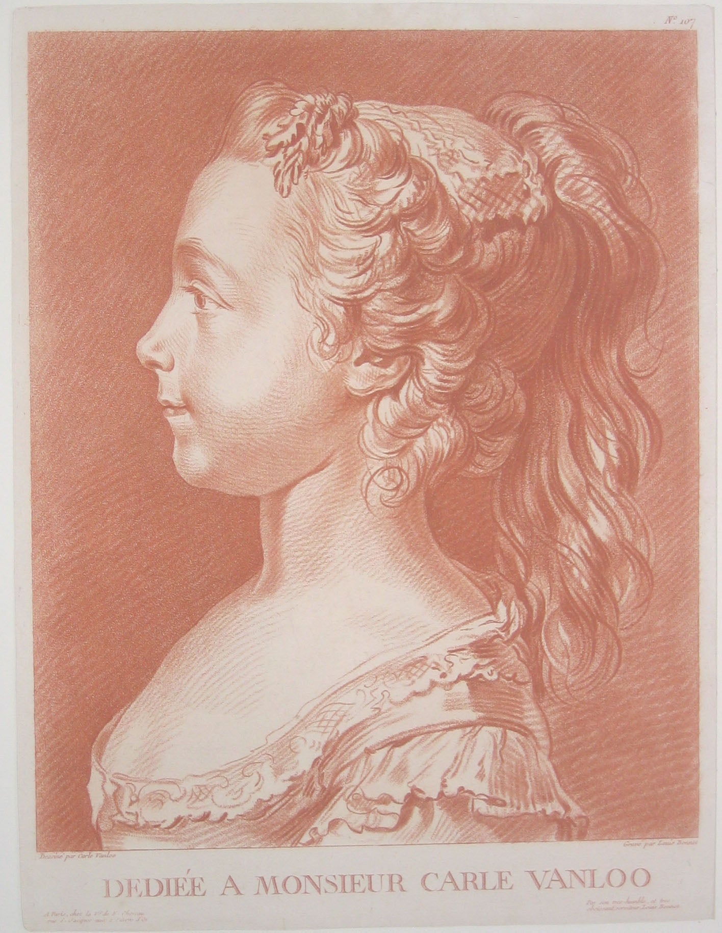 Marie-Rosalie Vanloo (dite Anne Vanloo), fille du peintre (née en 1740).