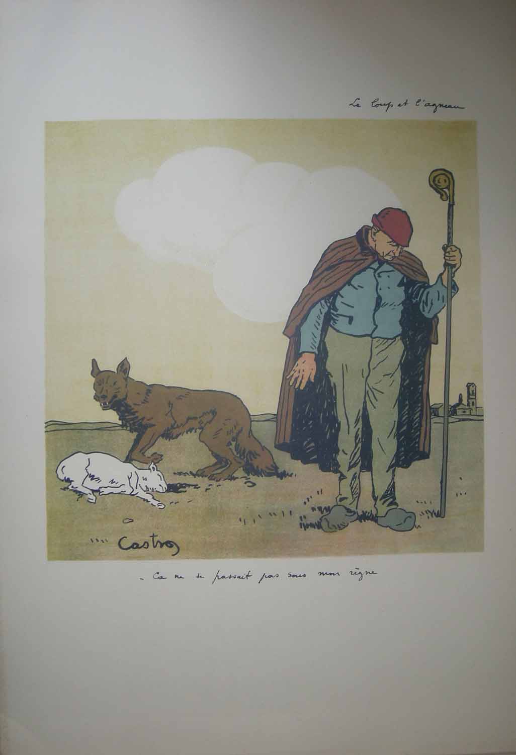 Le loup et l'agneau.