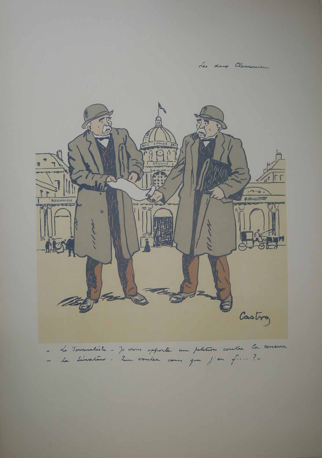 Les deux Clemenceau.
