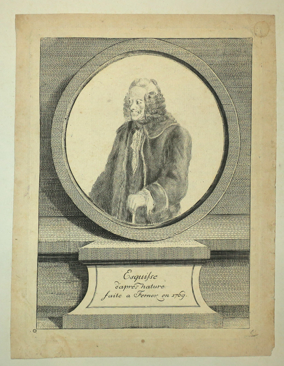 Esquisse d'après nature faite à Ferney en 1769.