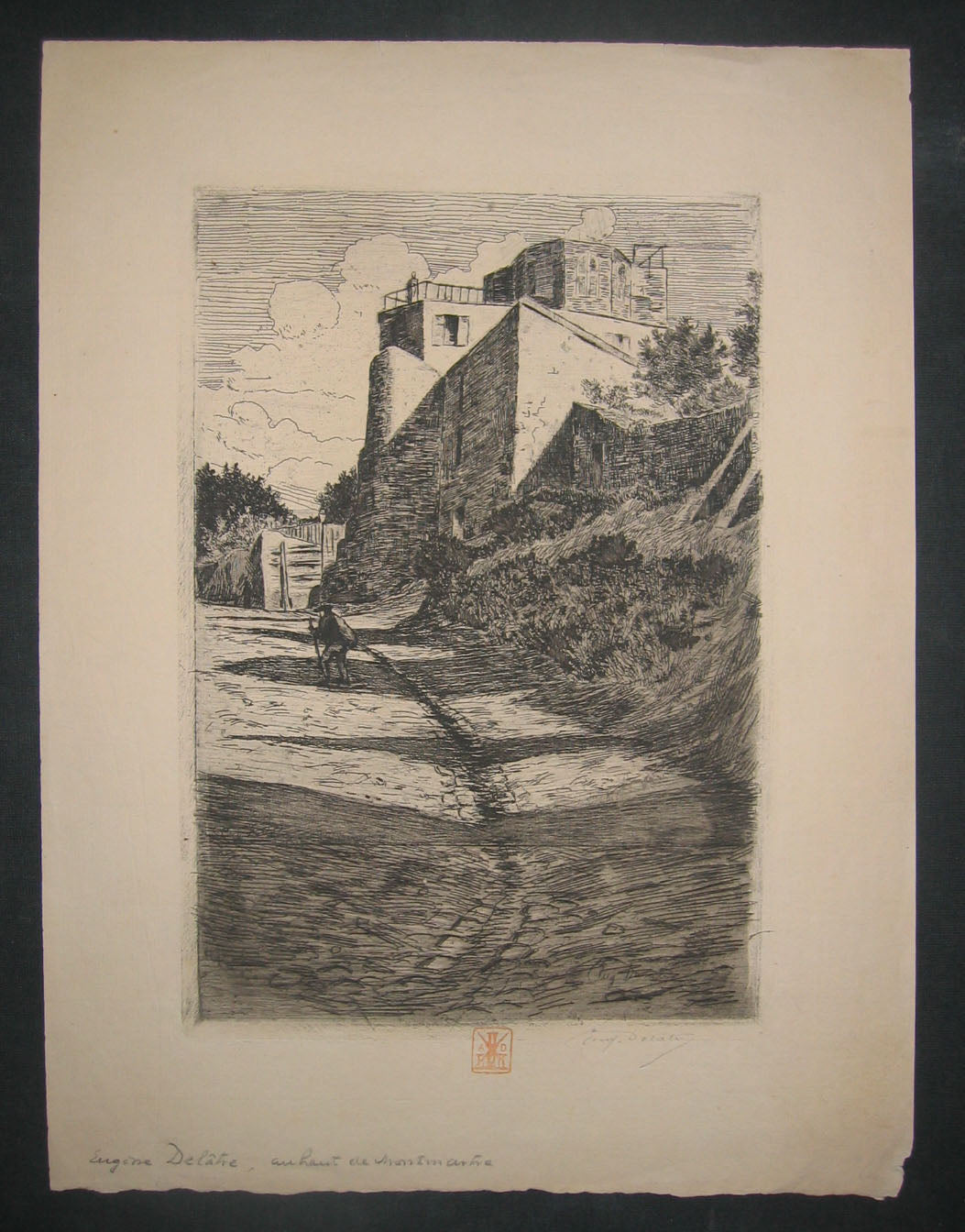 En haut de Montmartre.