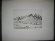 Charger l'image dans la galerie, Suite de 6 Eaux-fortes par Edmond Kayser gravées dans l'Ile de France.