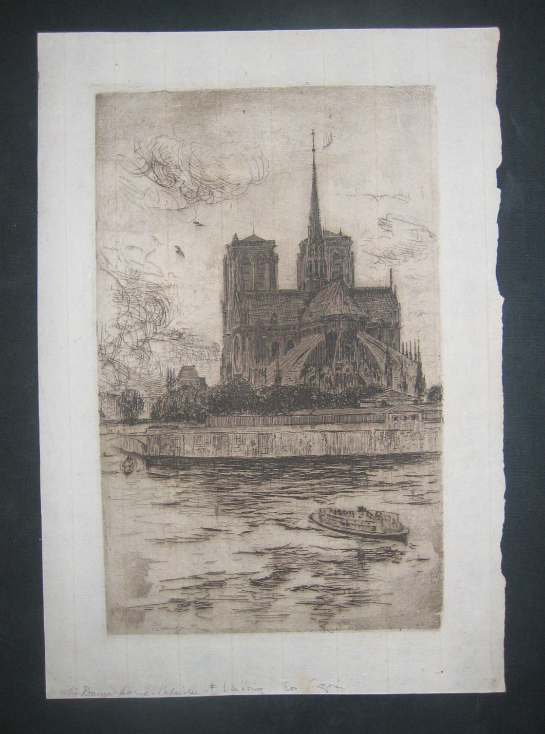 L'abside de Notre-Dame de Paris.