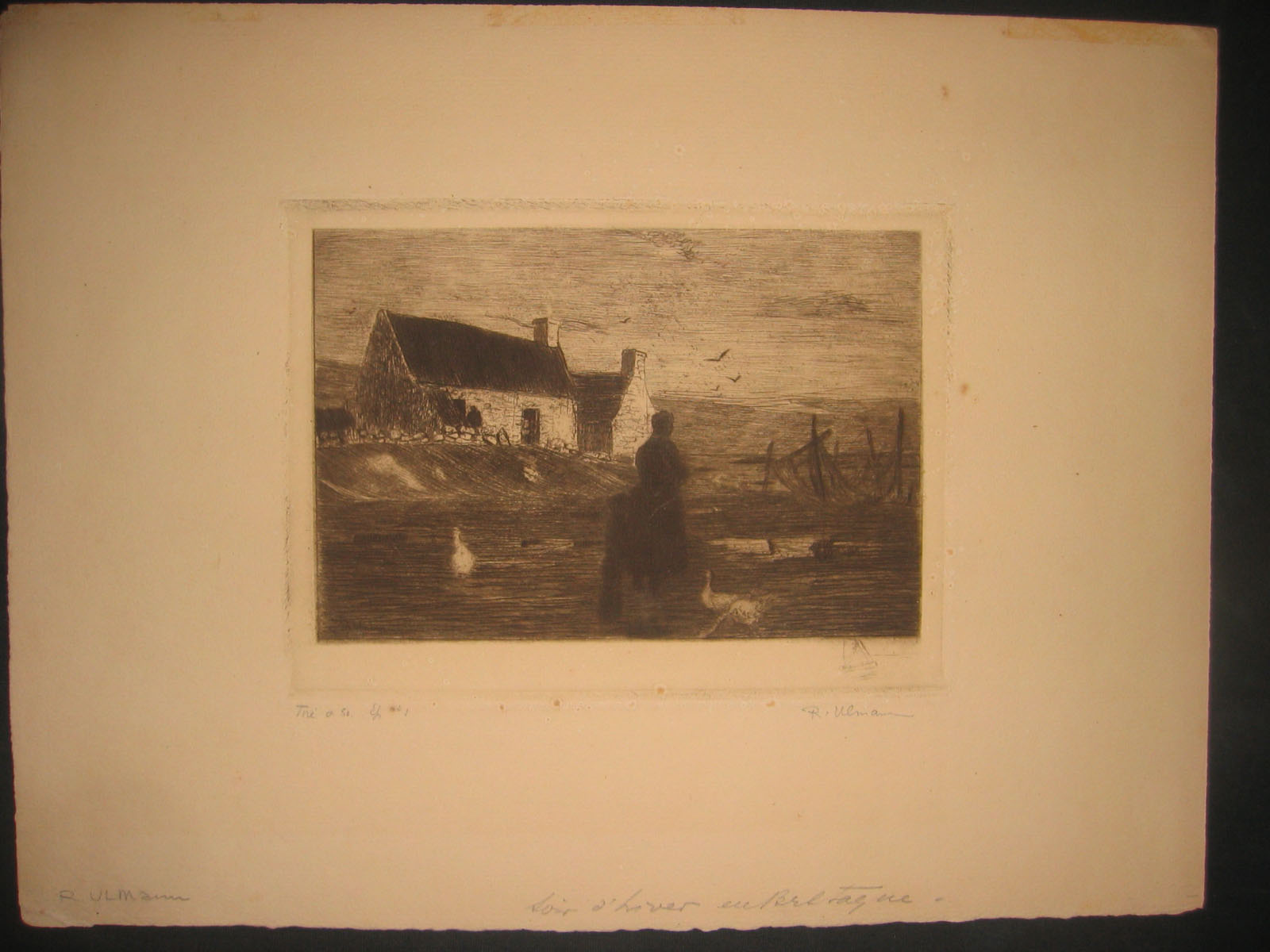 Soir d'hiver en Bretagne.