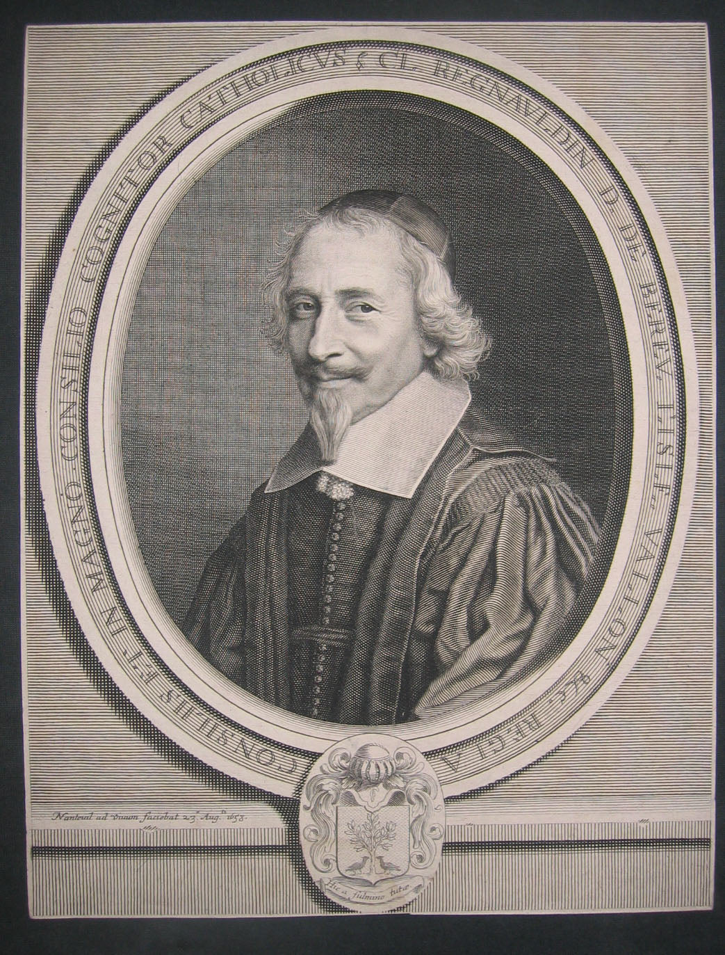 Portrait de Claude Regnauldin, Procureur général au grand Conseil.