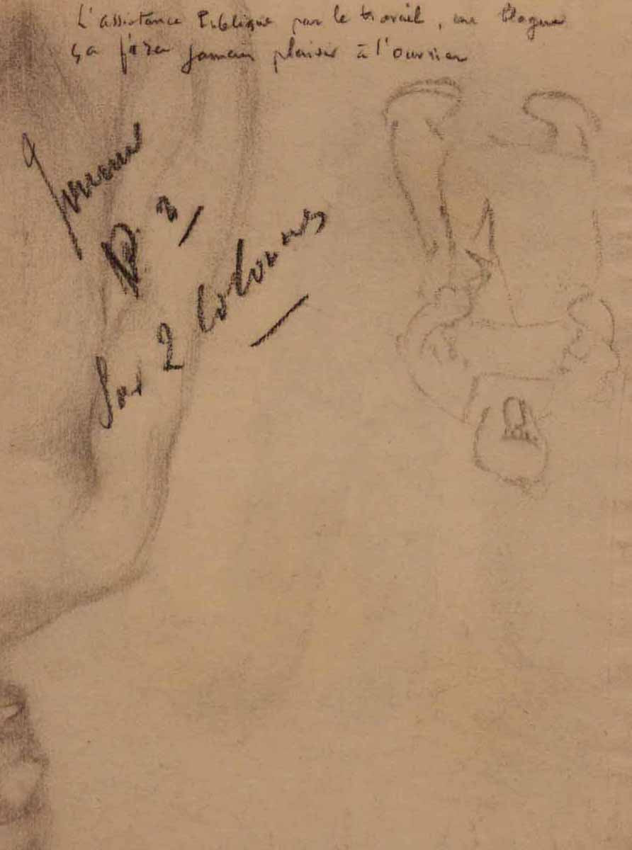 L'assistance publique par le travail, une blague, ça fera jamais plaisir à l'ouvrier.