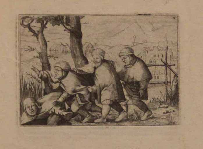 Scènes de mendiants.