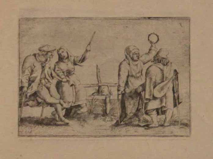 Scènes de mendiants.