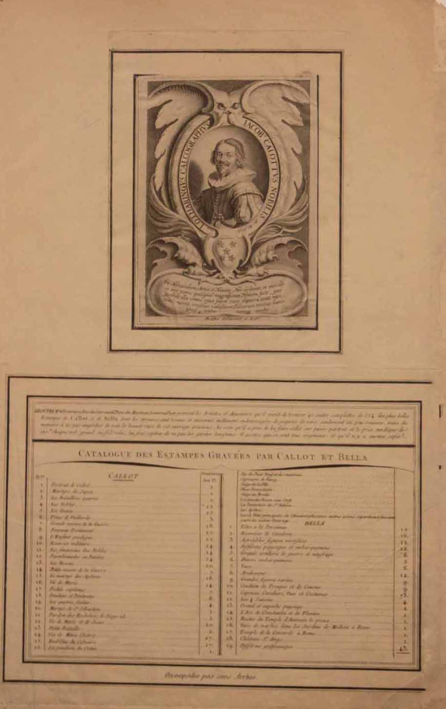 Portrait du peintre et graveur Jacques Callot (Nancy 1592 † 1635).