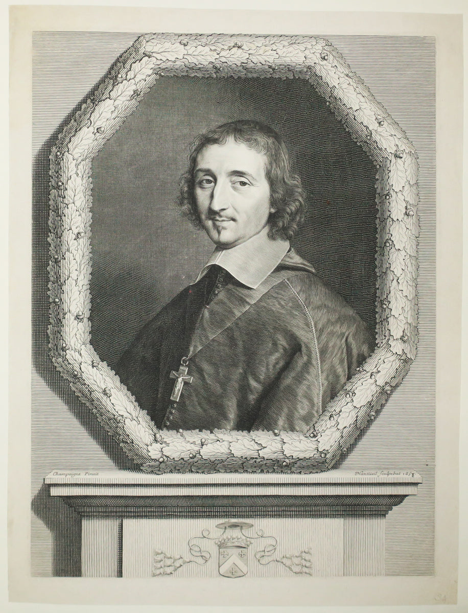 Portrait de Ferdinand de Neufville, Evêque de Chartres.