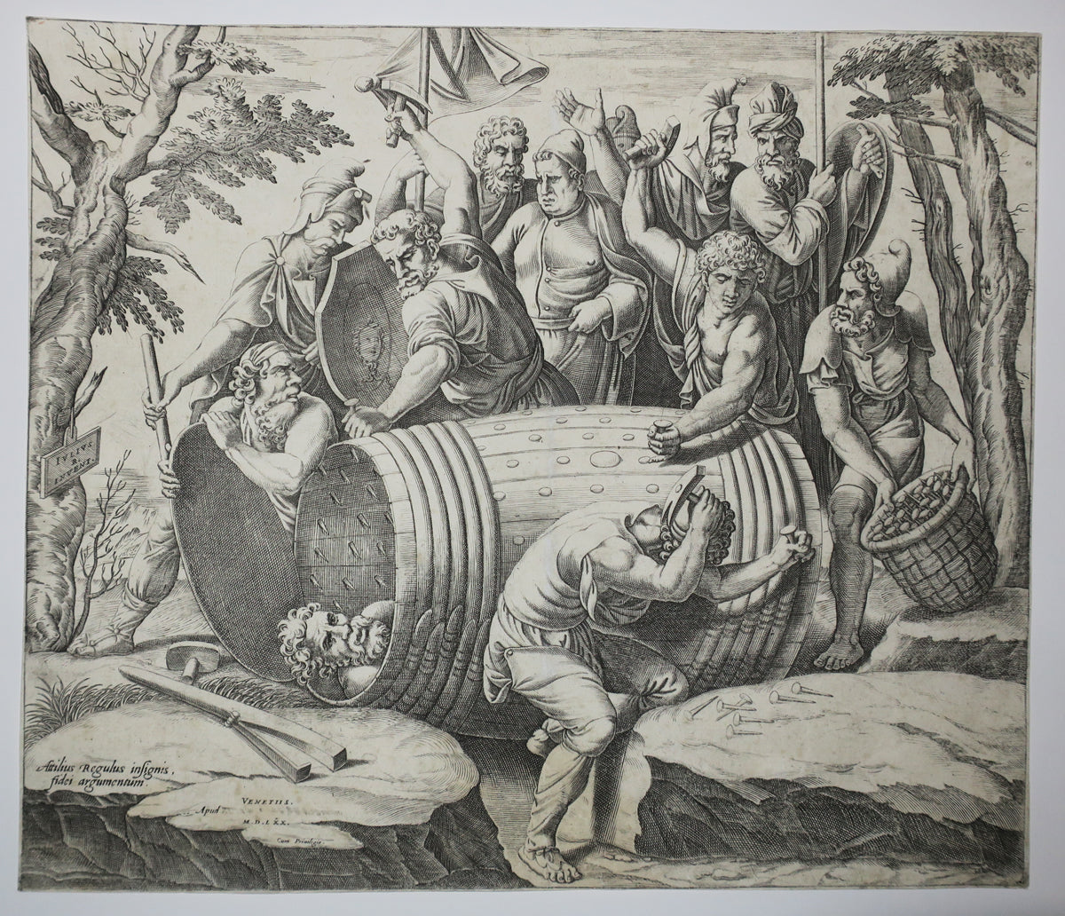 Le supplice d'Atilius Regulus.