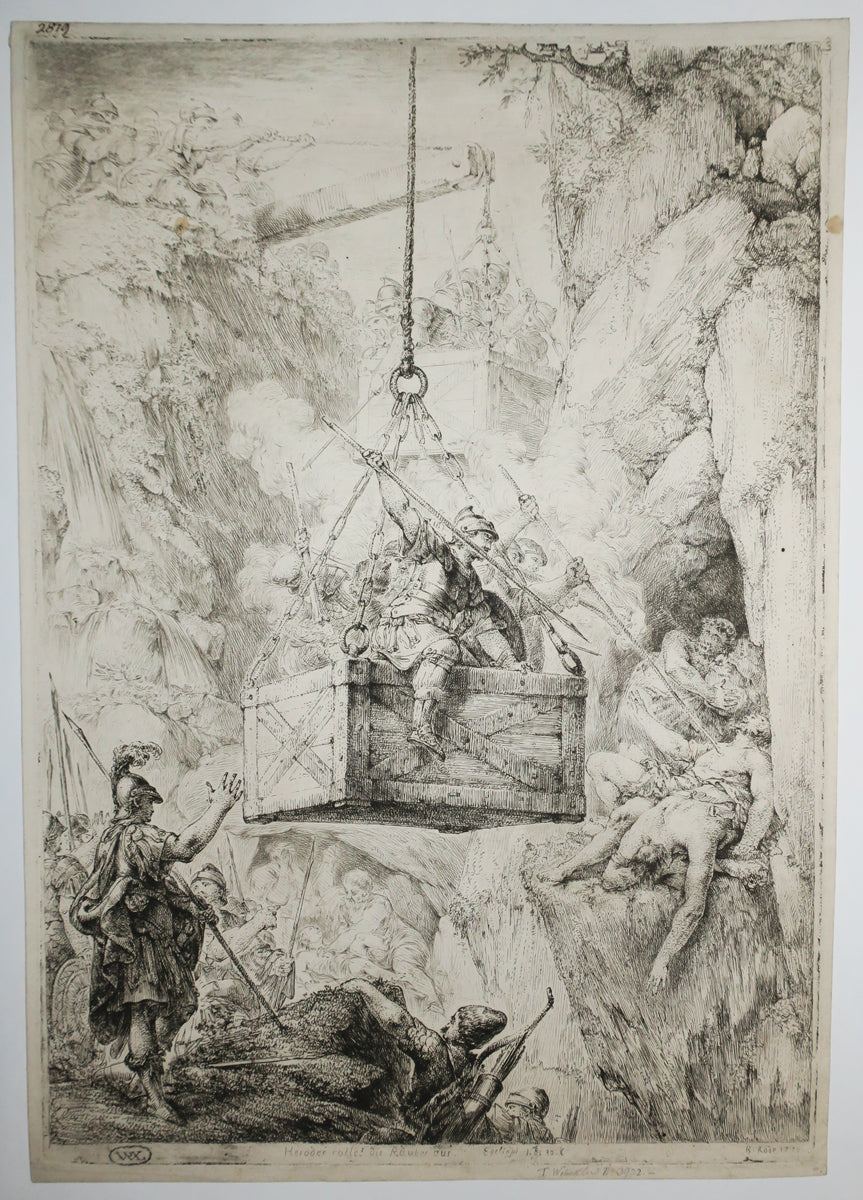 Hérode faisant exterminer une bande de brigands.