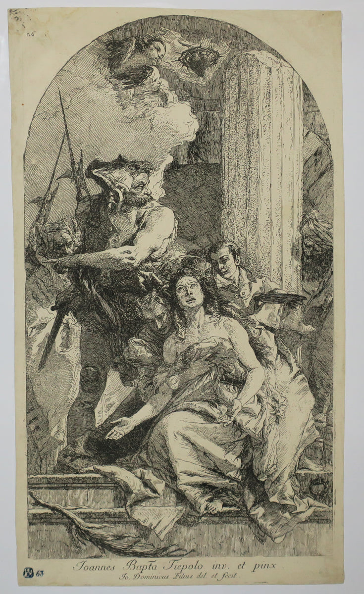 Le Martyre de Sainte Agathe.