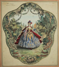 Charger l'image dans la galerie, Deux écrans: Mlle La Montagne, Maîtresse de Watteau & Beaupré, Danseur à l'Opéra. c.