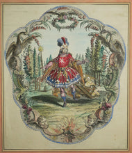 Charger l'image dans la galerie, Deux écrans: Mlle La Montagne, Maîtresse de Watteau & Beaupré, Danseur à l'Opéra. c.
