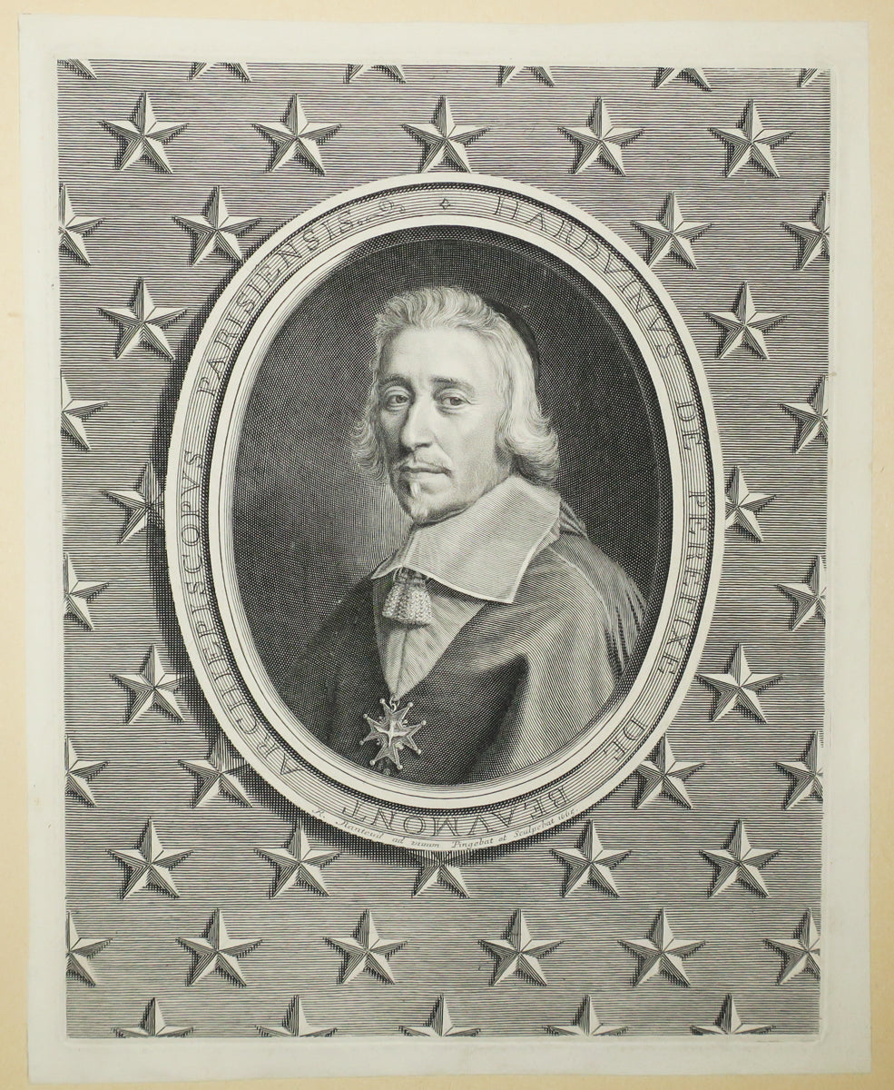 Portrait de Hardouin de Péréfixe de Beaumont, Archevêque de Paris.