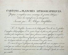 Charger l'image dans la galerie, Rare Carte de visite de Mr Aloys Senefelder.