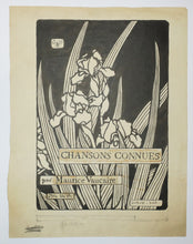 Charger l'image dans la galerie, Projet d'illustration pour une mélodie ou partition, "Chansons connues par Maurice Vaucaire, Girod Edit."