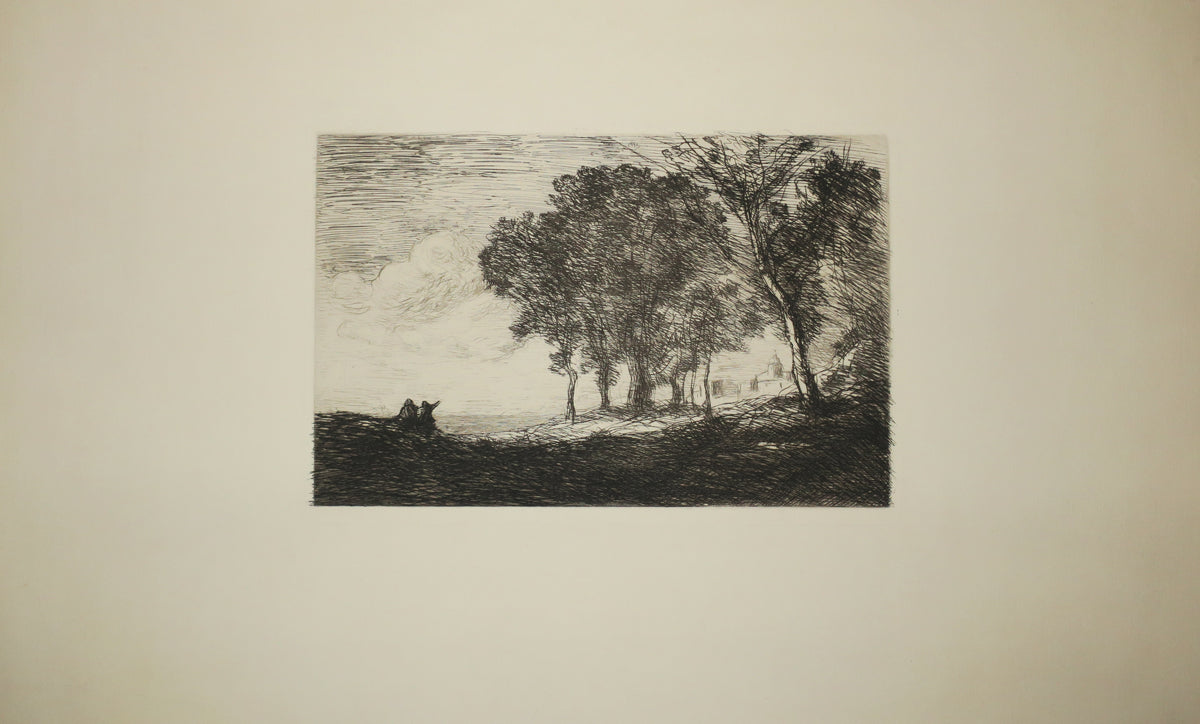 Paysage d'Italie.