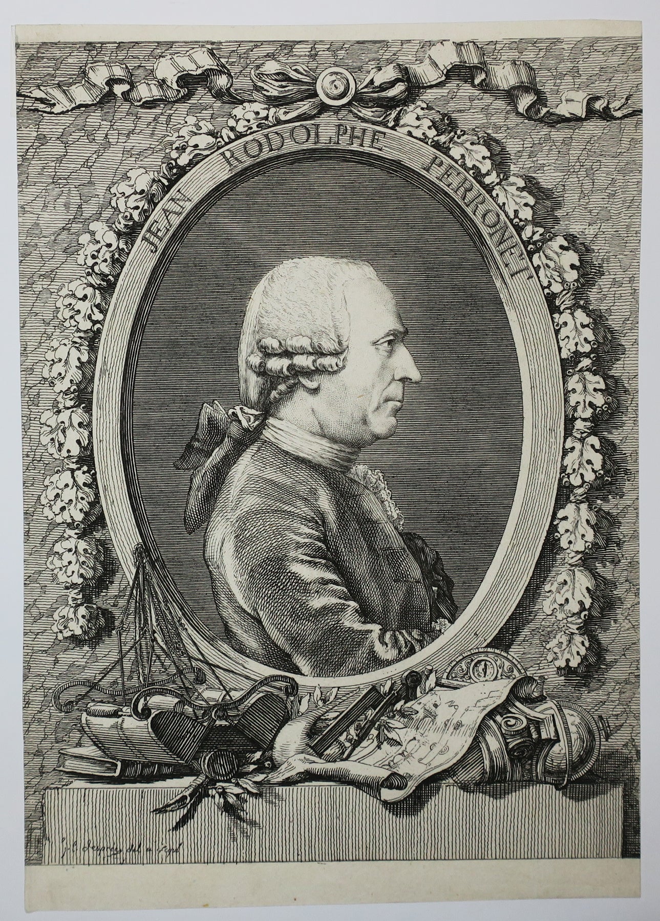 Portrait de Jean Rodolphe Perronet, Architecte et Ingénieur (1708†1794).
