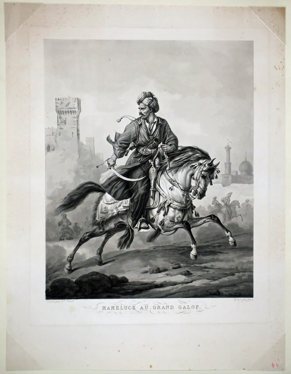 Mamelouk au grand galop.
