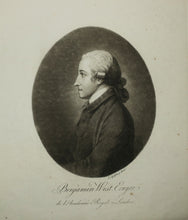 Charger l'image dans la galerie, Portrait de Benjamin West, Ecuyer de l'Académie Royale à Londres.