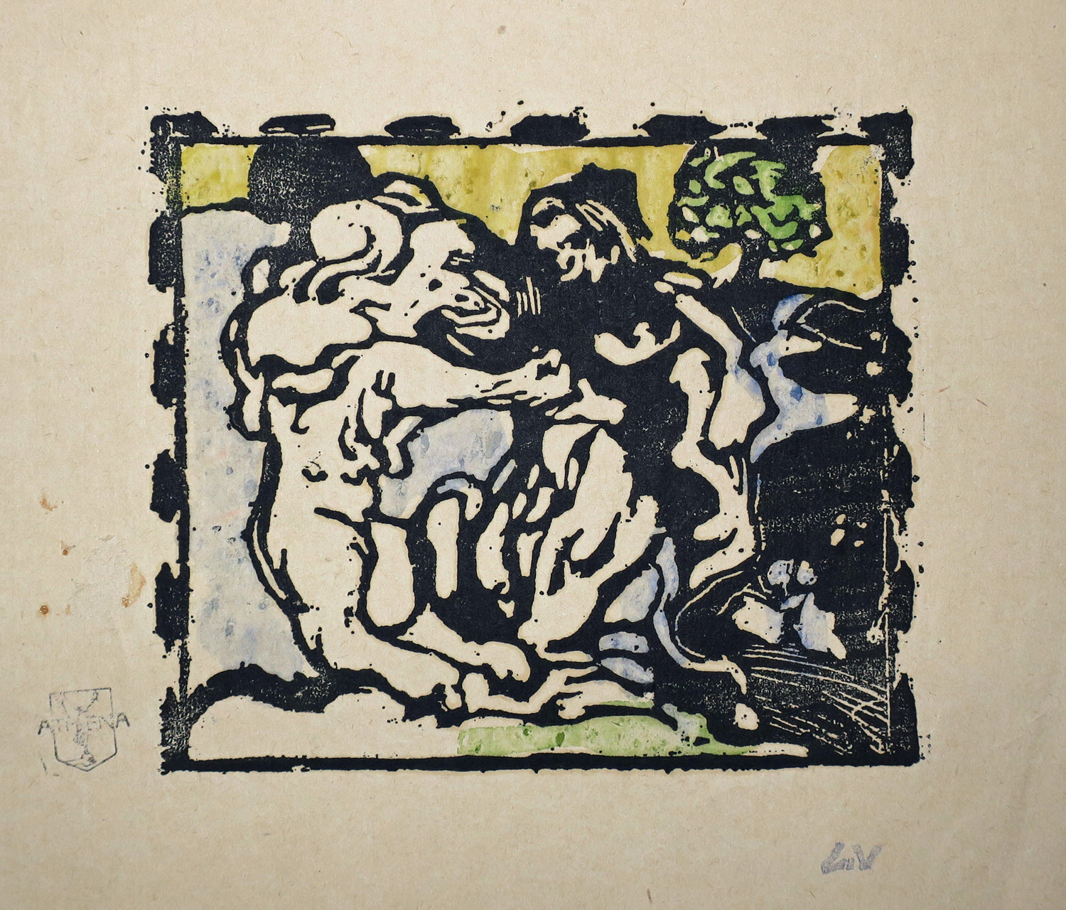 Hercule et le lion de Némée.