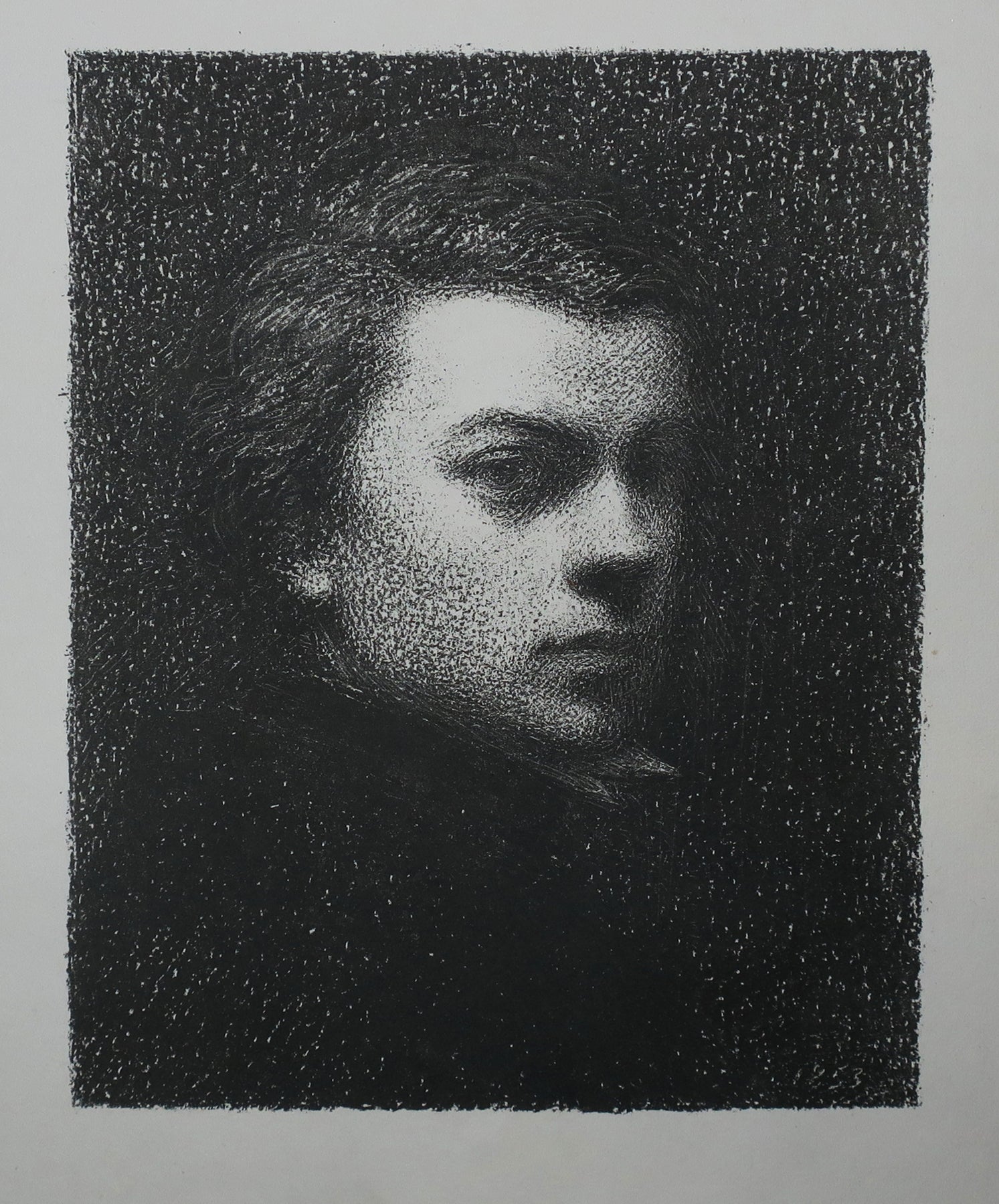 Autoportrait de l'artiste à 17 ans.