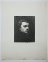 Charger l'image dans la galerie, Autoportrait de l'artiste à 17 ans. "D'aprés le portrait que j'ai fait de moi à l'âge de 17 ans".