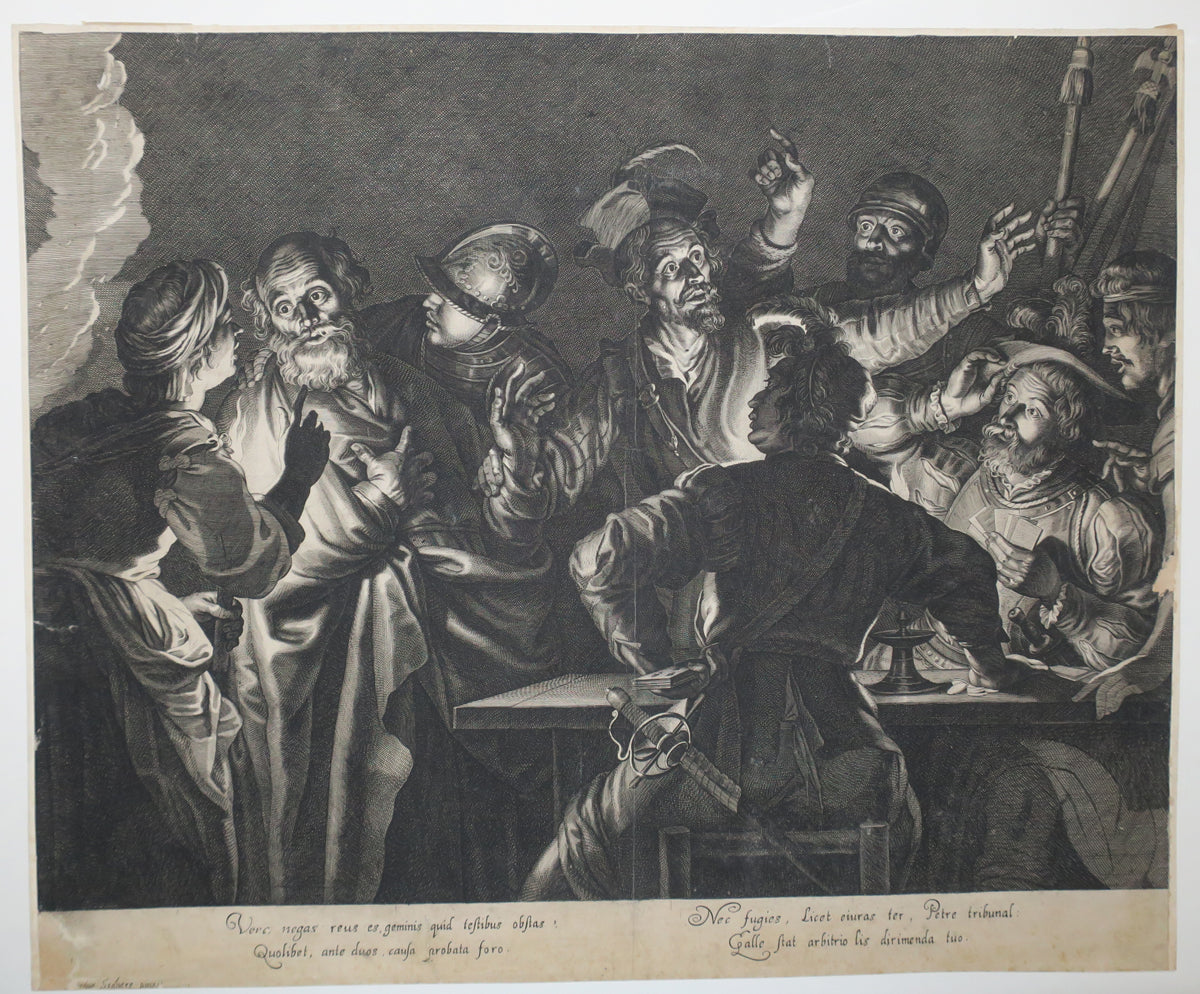 Le reniement de l'Apôtre Saint Pierre.