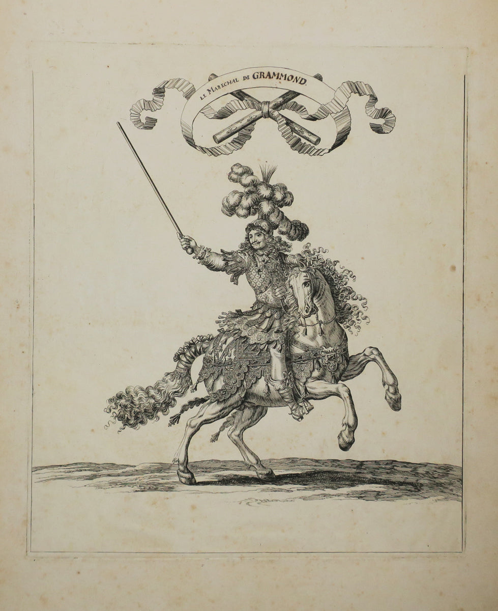 Le Maréchal de Grammont au Carroussel de 1662. (Maréchal de Camp général, Antoine de Gramont).
