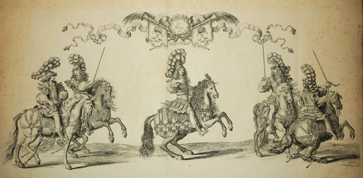 Le Roy, Empereur Romain, au Carroussel de 1662.