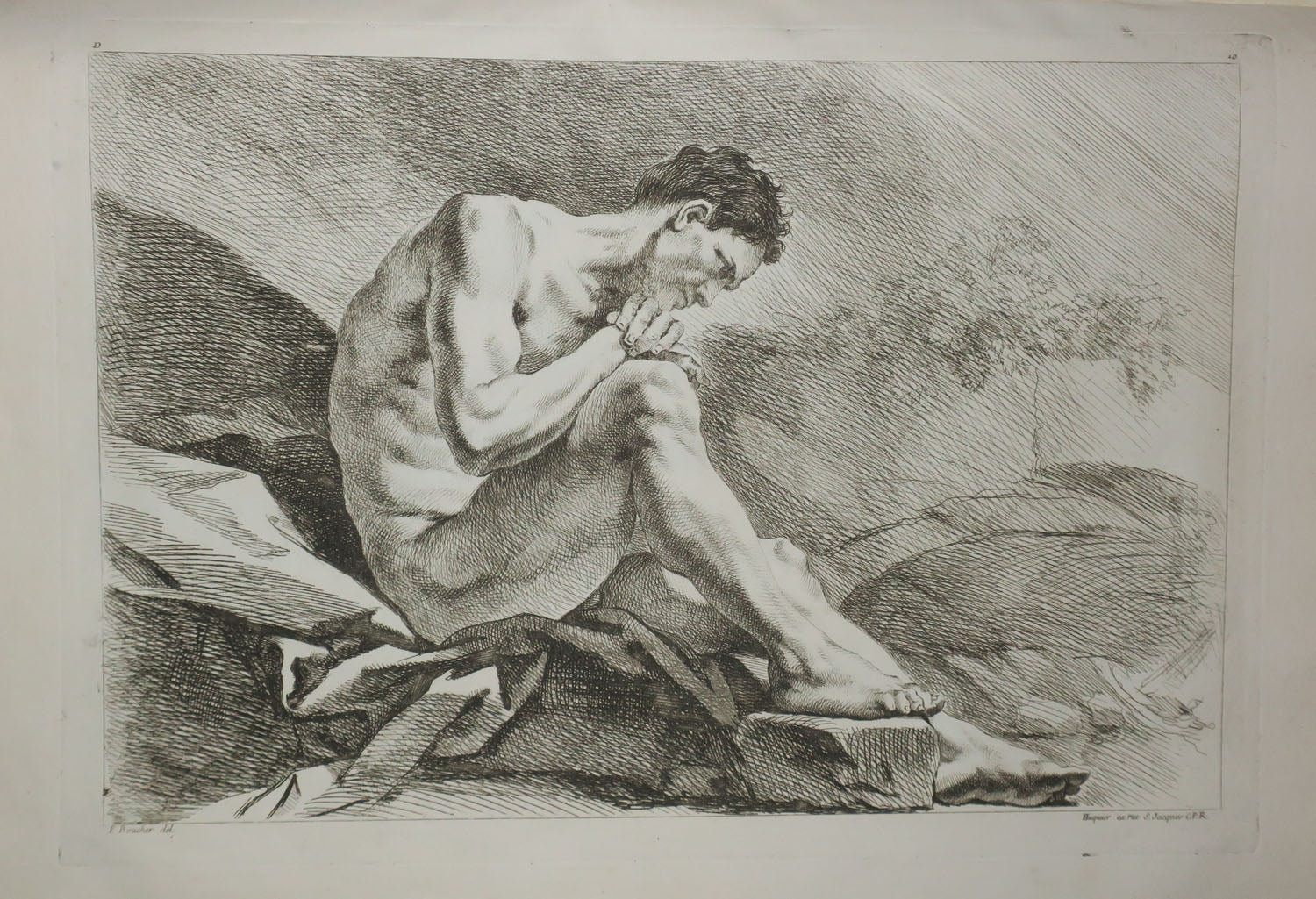 Livre d'Académies dessinées d'après le naturel par François Boucher, Peintre du Roy.