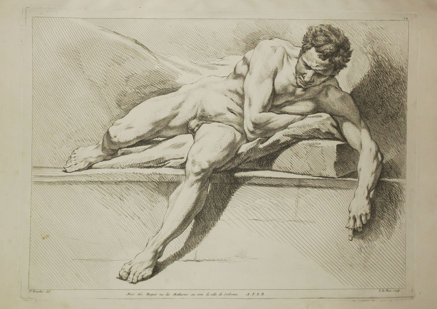 Livre d'Académies dessinées d'après le naturel par François Boucher, Peintre du Roy.