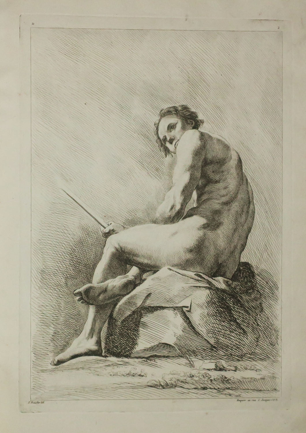 Livre d'Académies dessinées d'après le naturel par François Boucher, Peintre du Roy.