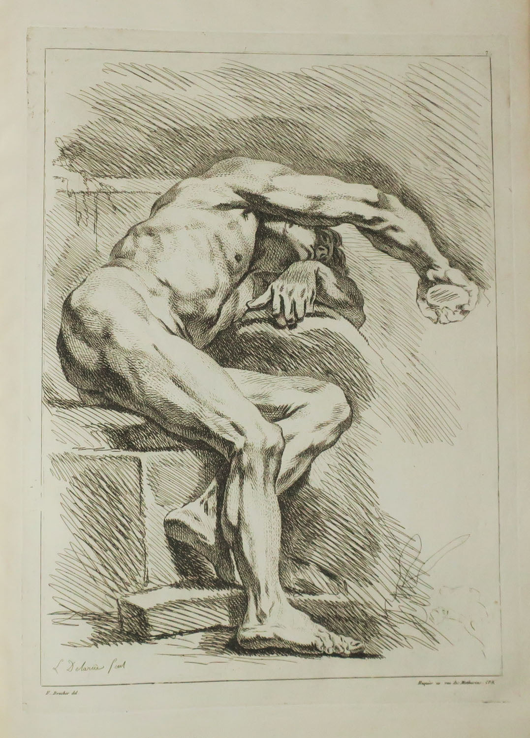 Livre d'Académies dessinées d'après le naturel par François Boucher, Peintre du Roy.