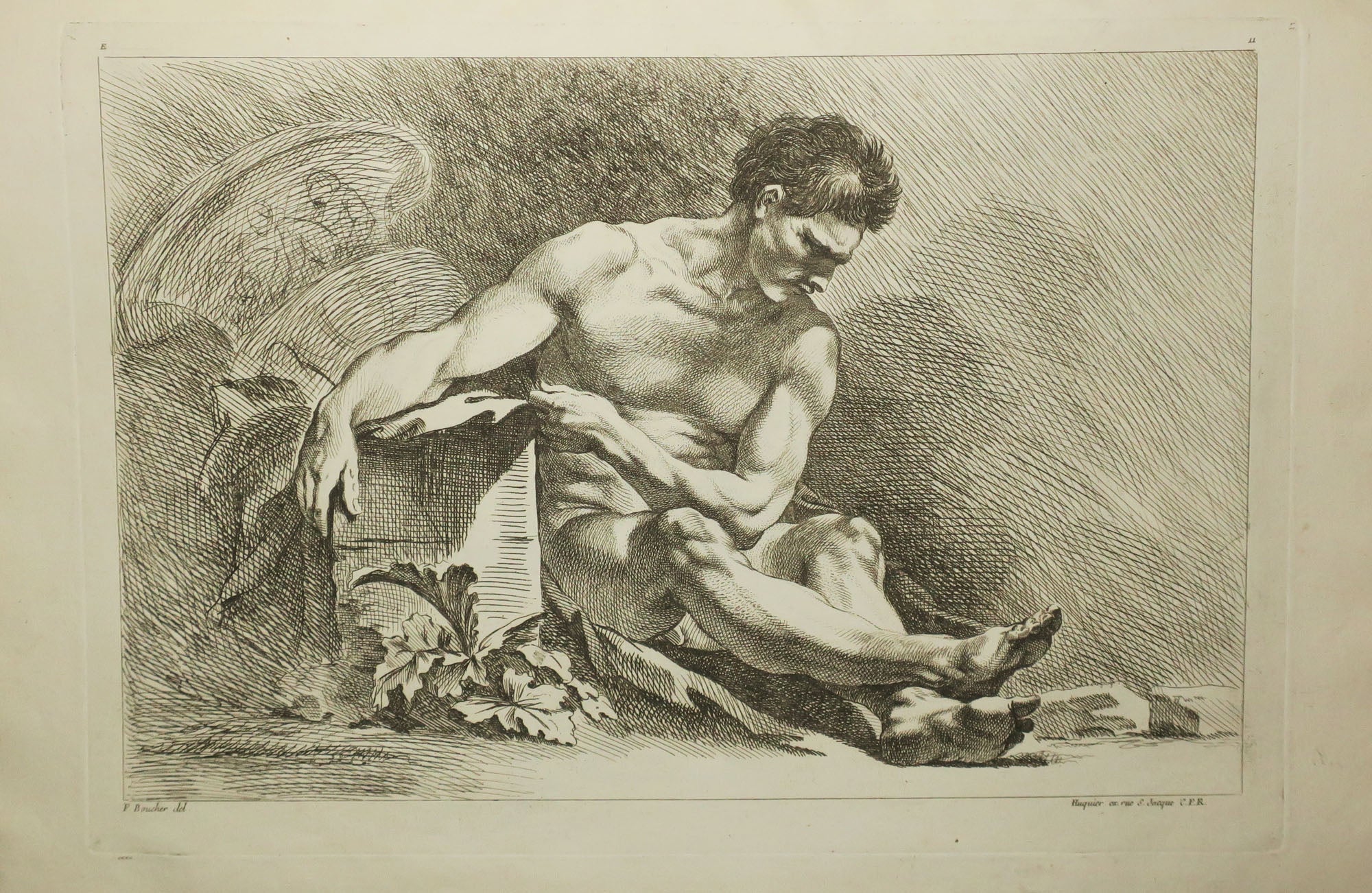 Livre d'Académies dessinées d'après le naturel par François Boucher, Peintre du Roy.