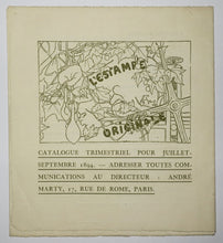 Charger l'image dans la galerie, Catalogue trimestriel de l'"Estampe originale" pour Juillet-Septembre