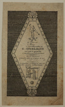 Charger l'image dans la galerie, Carte d'invitation à souscrire à la Lithographie de G. Engelmann.
