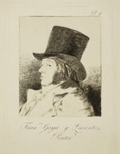 Charger l'image dans la galerie, Autoportrait de l'artiste. Planche 1 de la suite "Los caprichos".