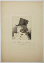 Charger l'image dans la galerie, Autoportrait de l'artiste. Planche 1 de la suite "Los caprichos".