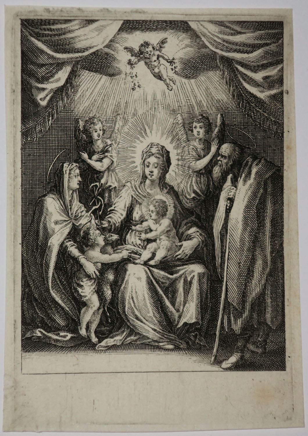 Les hommages du petit Saint Jean. Entre 1622 et