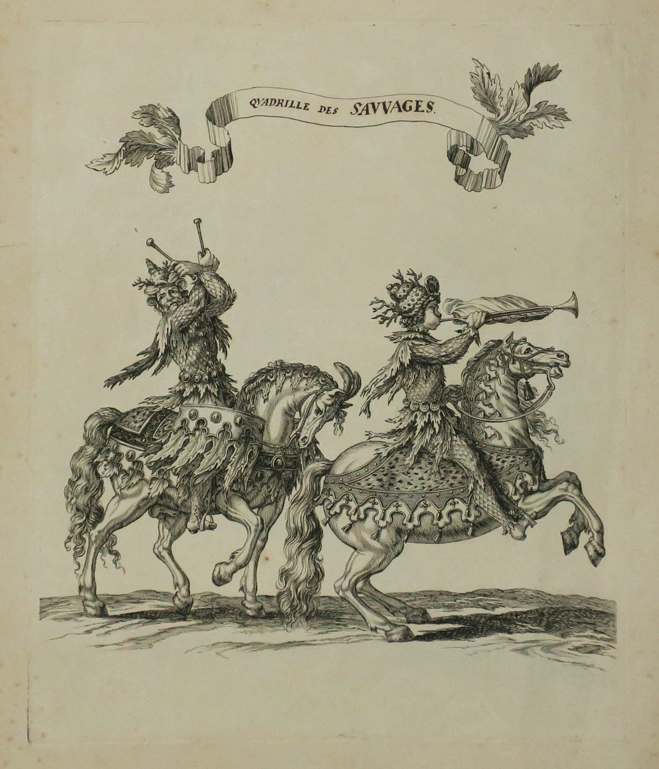 Cinquième Quadrille au Carroussel de 1662. c.