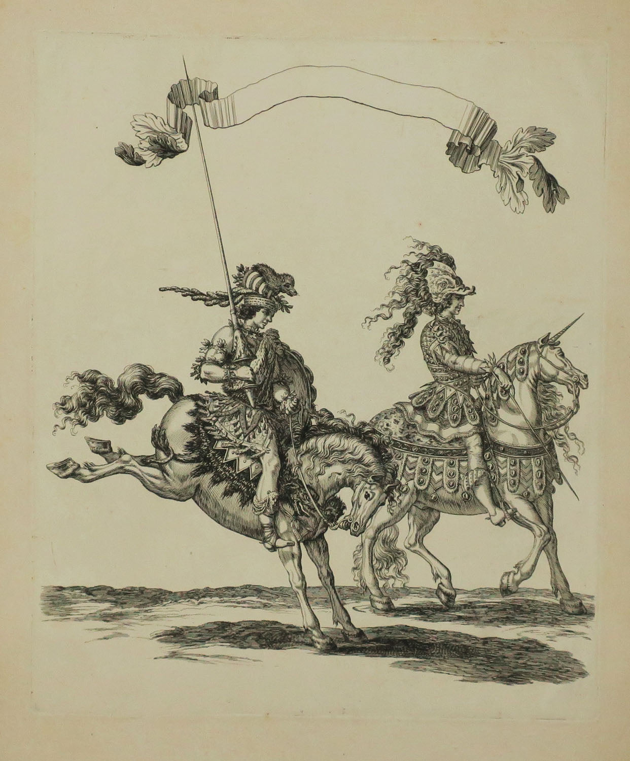 Cinquième Quadrille au Carroussel de 1662. c.