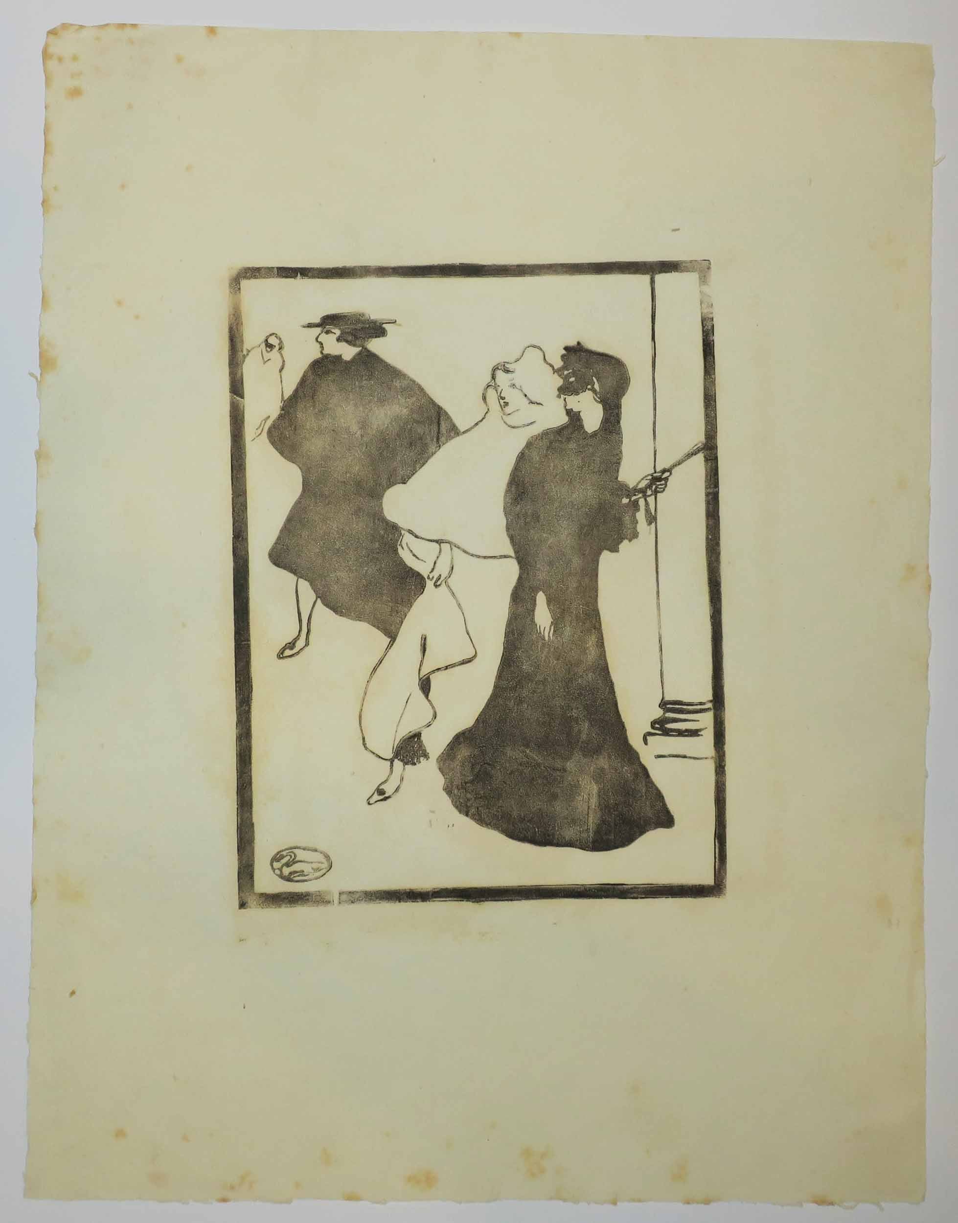 L'Arrivée au bal masqué.