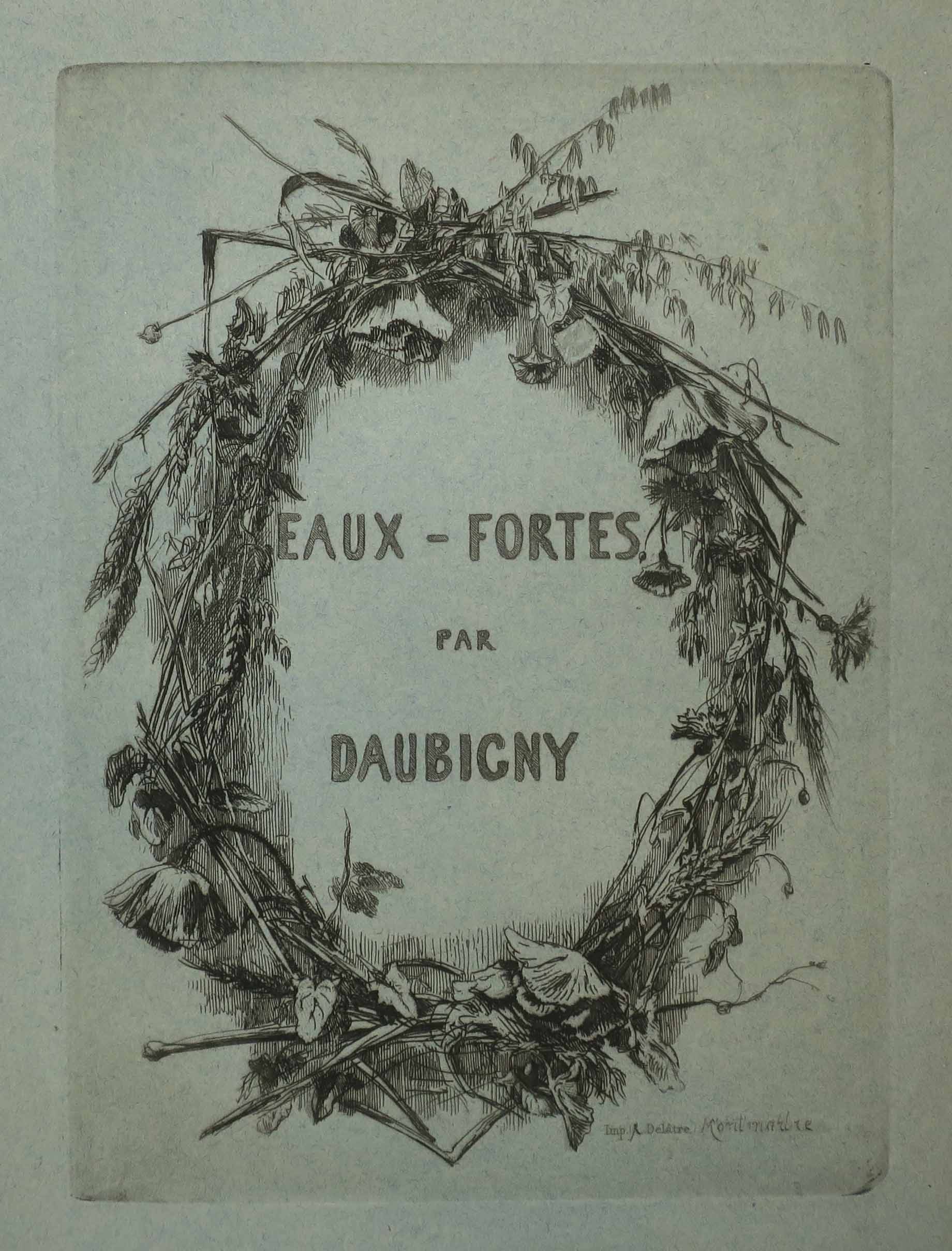 La couronne de fleurs des champs. Page de titre pour