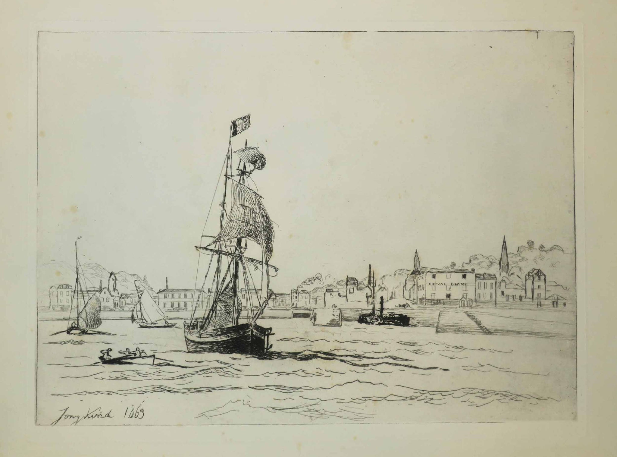 Entrée du Port de Honfleur.